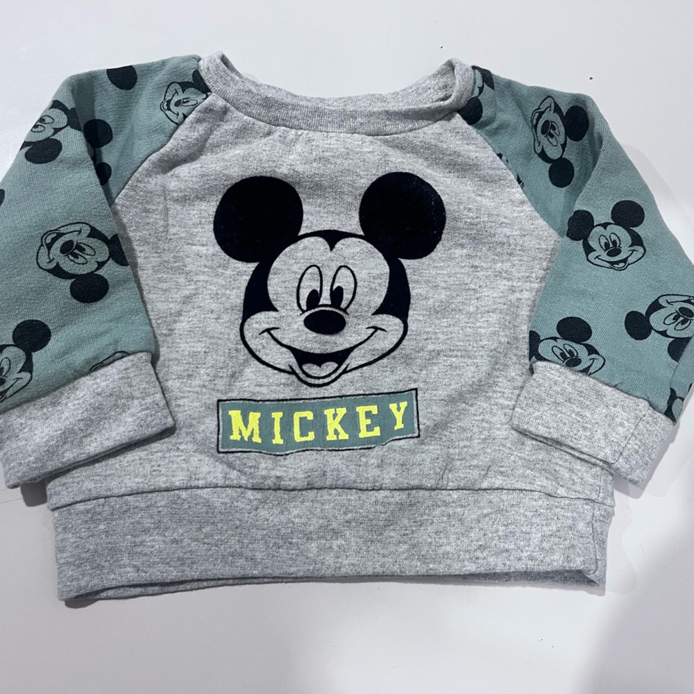 Baby Boy Mickey Mouse Sweater Size 6 Months